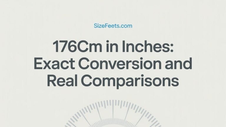 176cm in inches: Exact Conversion and Real Comparisons