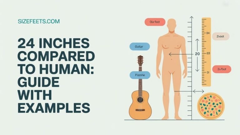24 Inches Compared to Human: Size Guide With Examples
