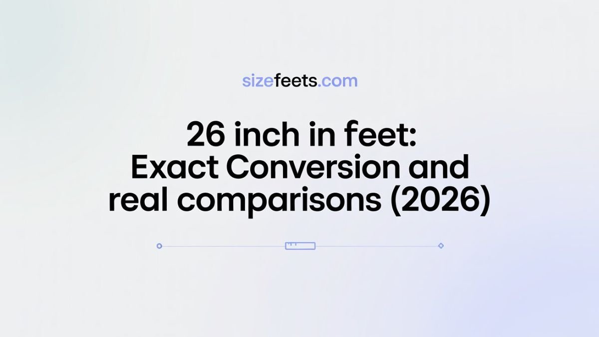 26 Inch in Feet: Exact Conversion and Real Comparisons (2026)