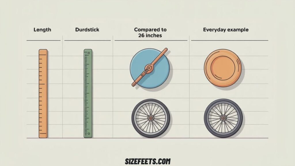 26 Inch in Feet vs. Other Common Lengths
