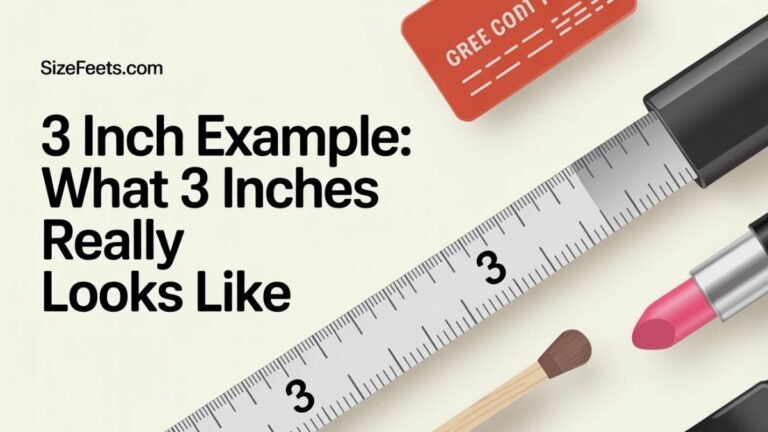 3 Inch Example: What 3 Inches Really Looks Like