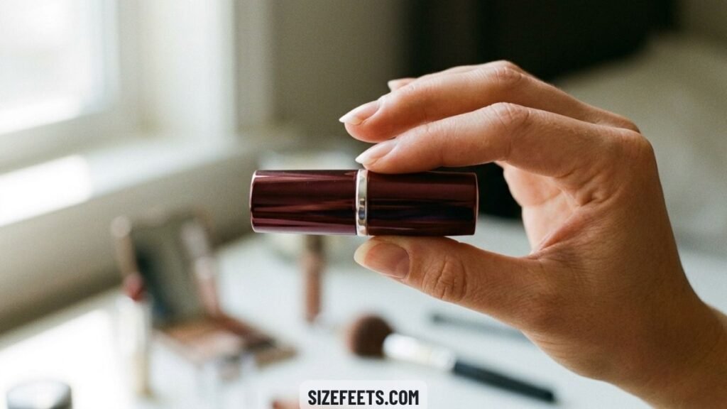 A lipstick tube compared to how long is 2 inches