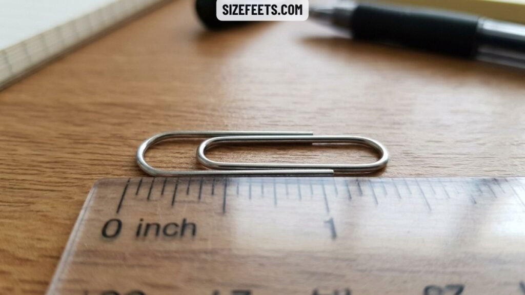  A paperclip showing how big 1 inch is