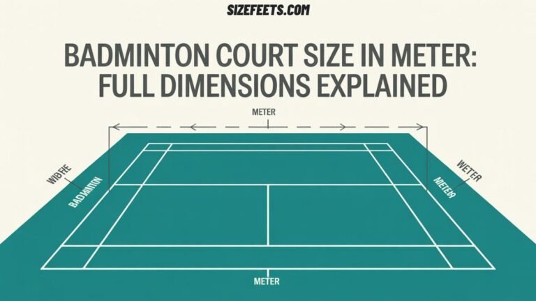 Badminton Court Size in Meter: Full Dimensions Explained