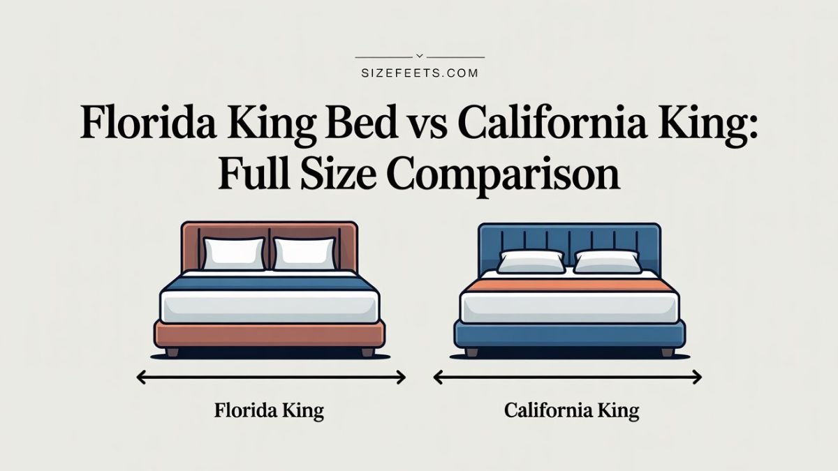 Florida King Bed vs California King: Full Size Comparison
