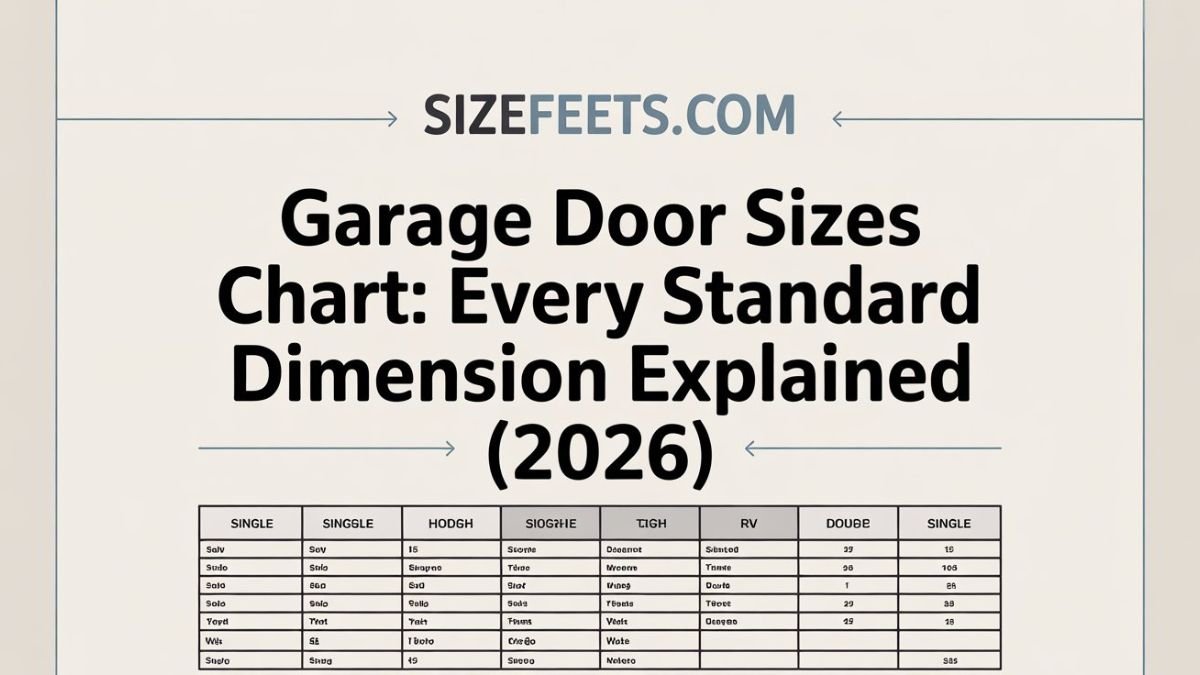 Garage Door Sizes Chart: Every Standard Dimension Explained (2026)