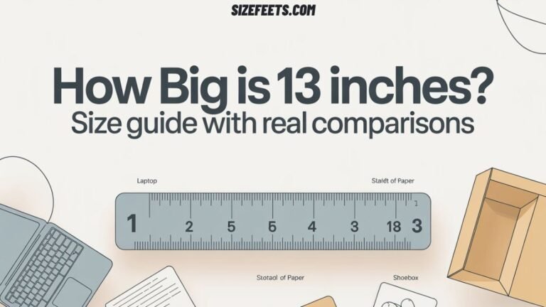 How Big Is 13 Inches? Size Guide With Real Comparisons