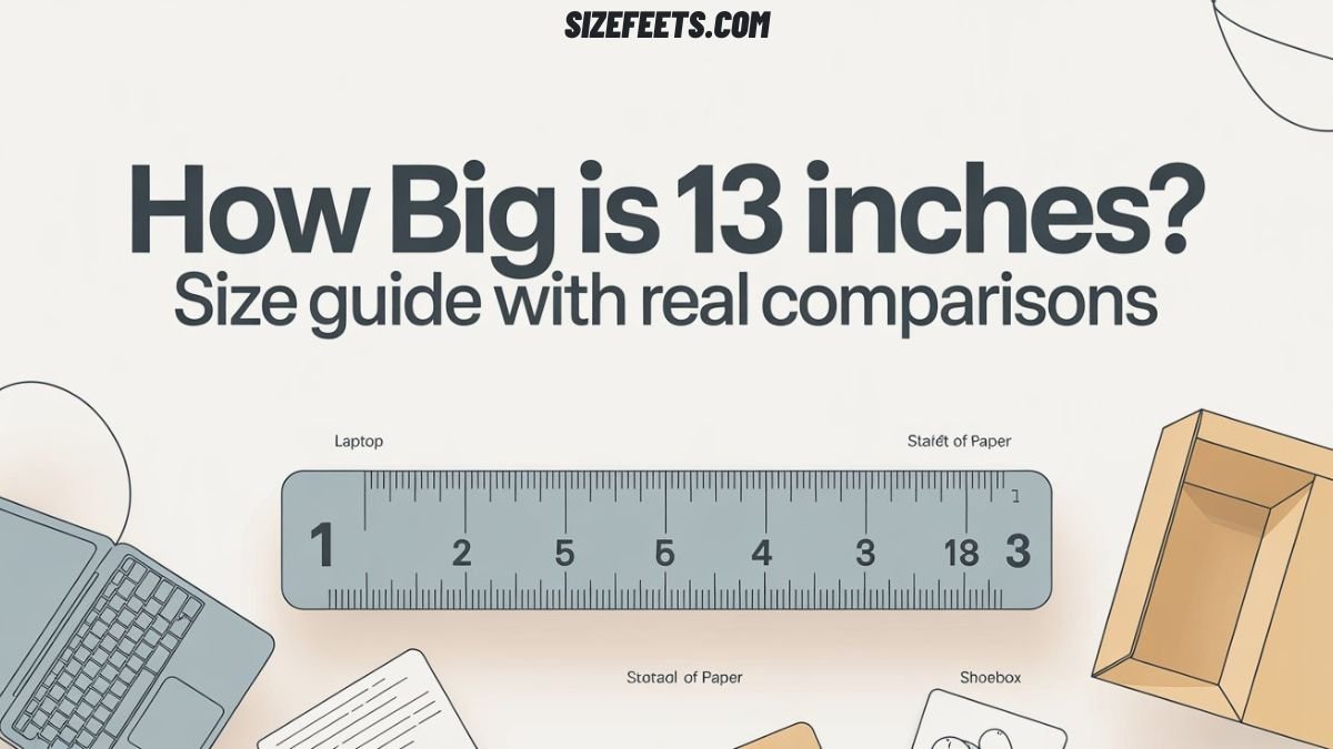 How Big Is 13 Inches? Size Guide With Real Comparisons