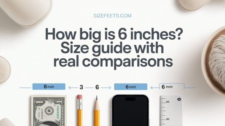 How Big Is 6 Inches? Size Guide With Real Comparisons