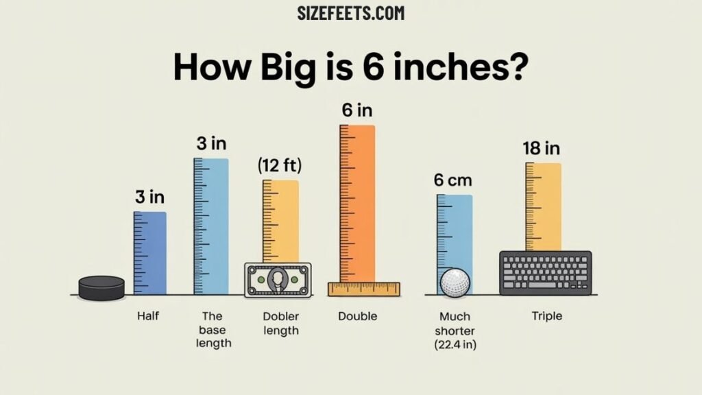 How Big Is 6 Inches vs. Other Common Lengths