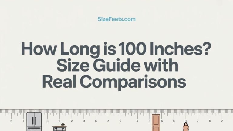 How Long Is 100 Inches? Size Guide With Real Comparisons