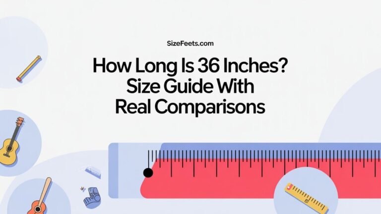 How Long Is 36 Inches? Size Guide With Real Comparisons