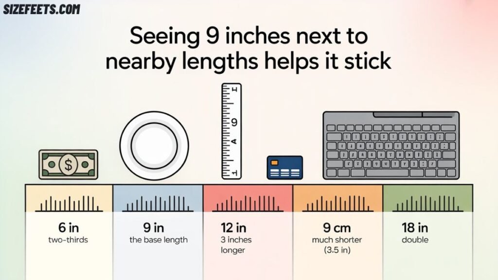 How Long Is 9 Inches vs. Other Common Lengths