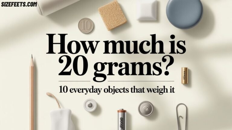 How Much Is 20 Grams? 10 Everyday Objects That Weigh It