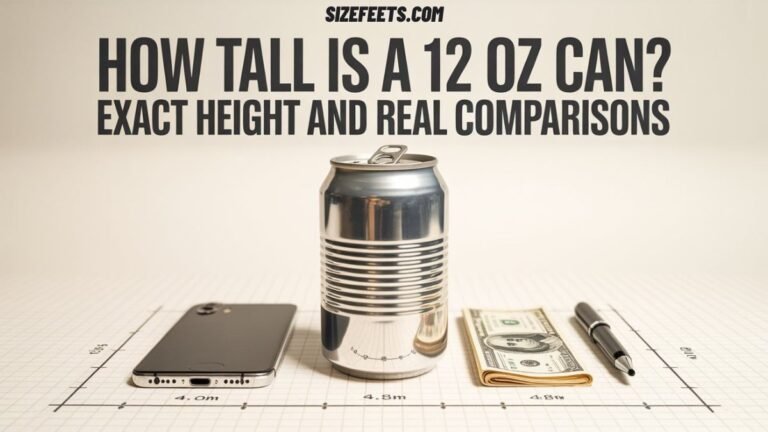 How Tall Is a 12 oz Can? Exact Height and Real Comparisons