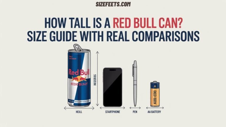 How Tall Is a Red Bull Can? Size Guide With Real Comparisons