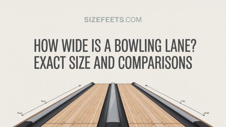 How Wide Is a Bowling Lane? Exact Size and Comparisons