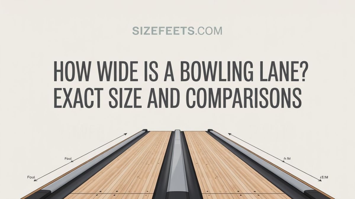 How Wide Is a Bowling Lane? Exact Size and Comparisons