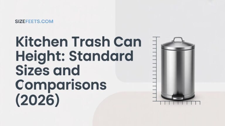Kitchen Trash Can Height: Standard Sizes and Comparisons (2026)