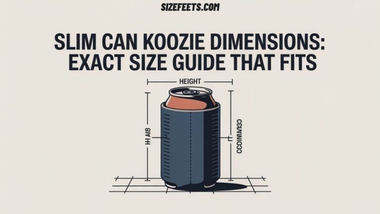 Slim Can Koozie Dimensions: Exact Size Guide That Fits