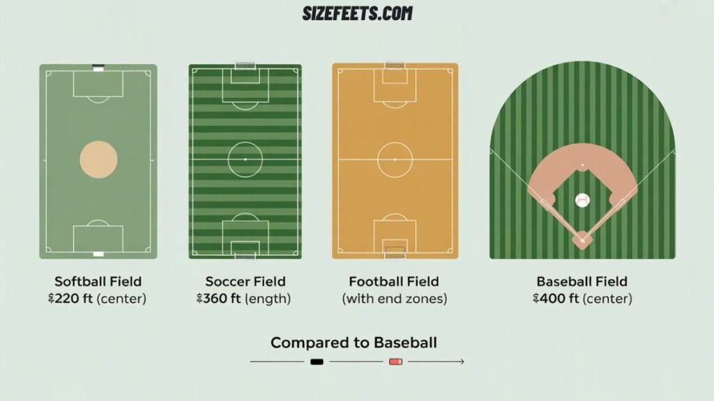 Softball and Baseball Fields vs Other Fields