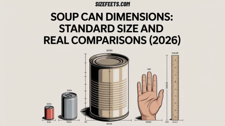 Soup Can Dimensions: Standard Size and Real Comparisons (2026)