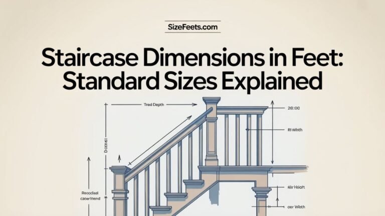 Staircase Dimensions in Feet: Standard Sizes Explained