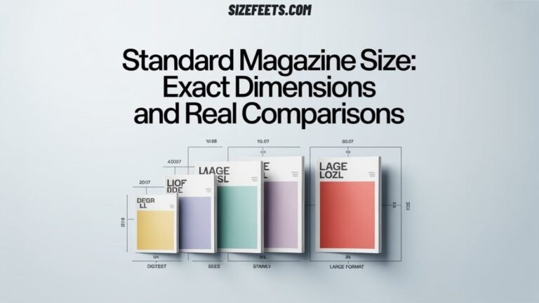 Standard Magazine Size : Exact Dimensions and Real Comparisons