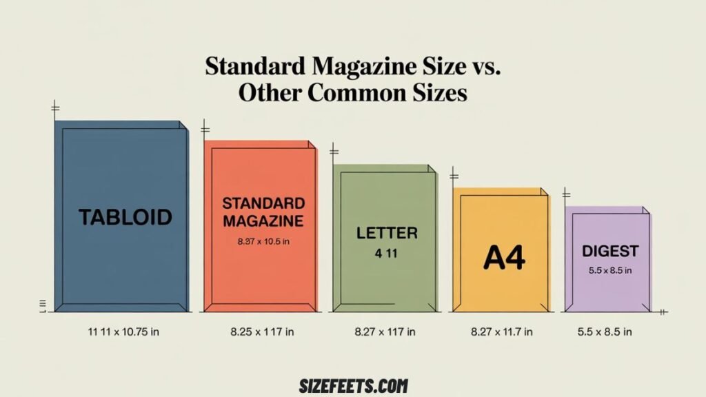 Standard Magazine Size vs. Other Common Sizes