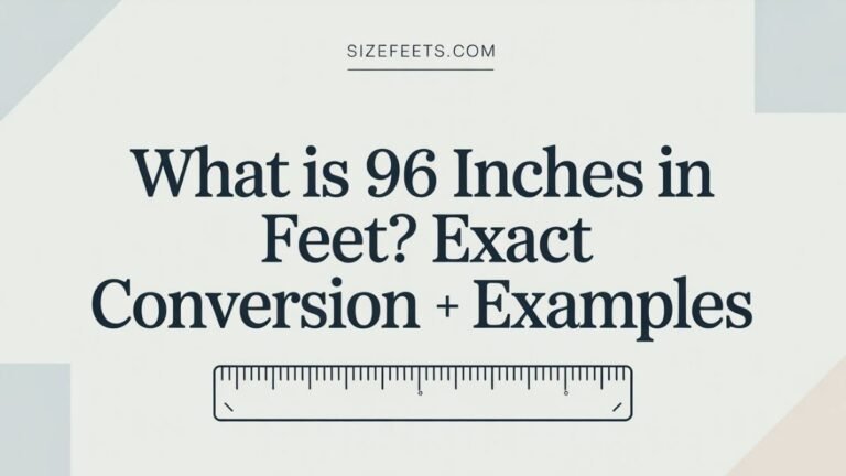 What Is 96 Inches in Feet? Exact Conversion + Examples