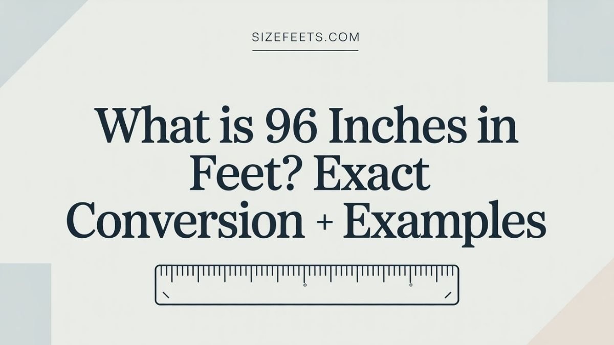What Is 96 Inches in Feet? Exact Conversion + Examples
