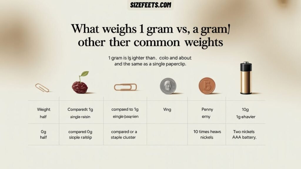 What Weighs 1 Gram vs. Other Common Weights