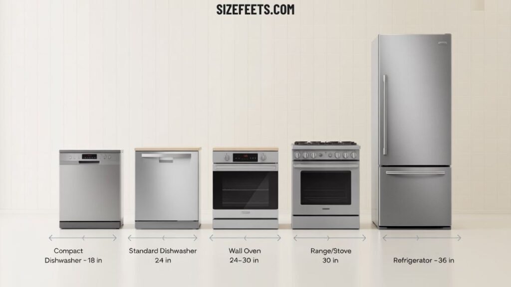 Dishwasher Size vs. Other Kitchen Appliances