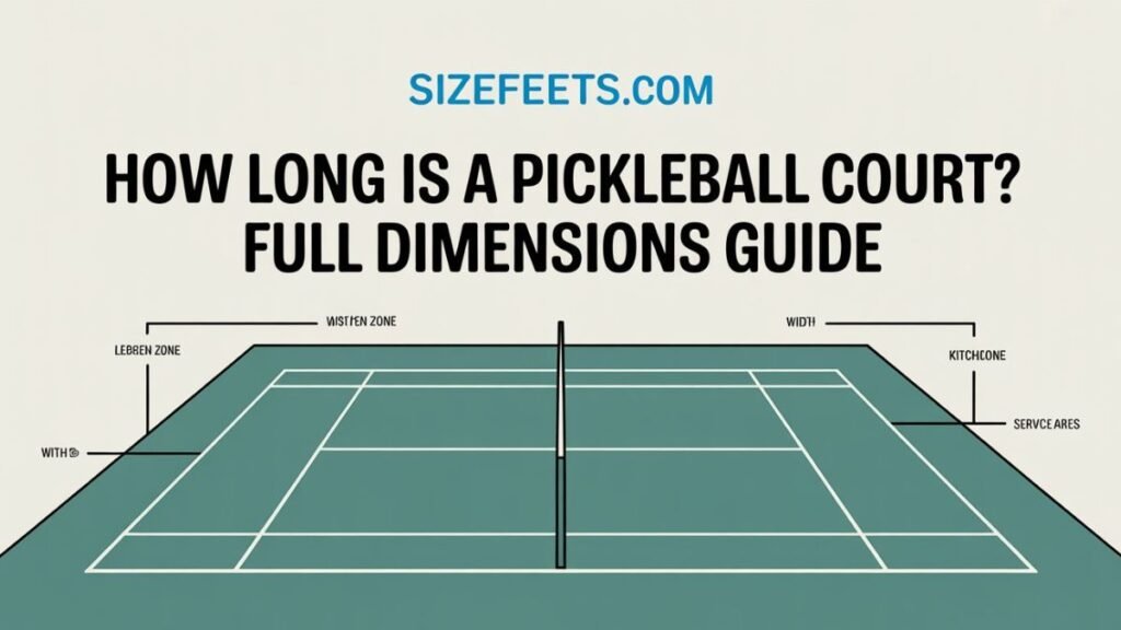 How Long Is a Pickleball Court? Full Dimensions Guide