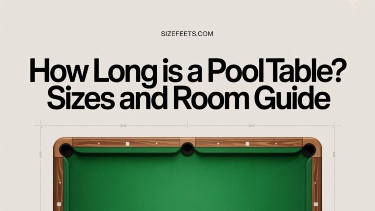 How Long Is a Pool Table? Sizes and Room Guide