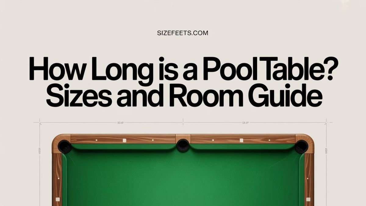 How Long Is a Pool Table? Sizes and Room Guide