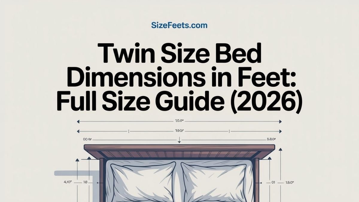 Twin Size Bed Dimensions in Feet: Full Size Guide (2026)
