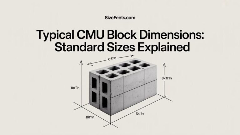 Typical CMU Block Dimensions: Standard Sizes Explained