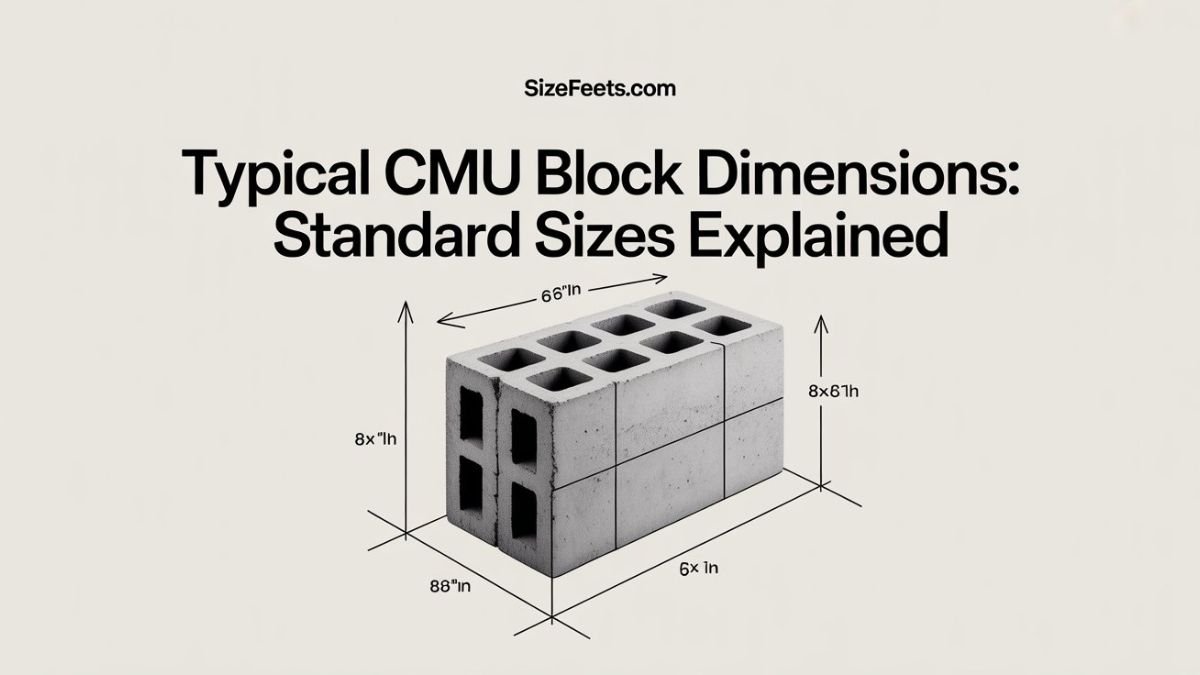 Typical CMU Block Dimensions: Standard Sizes Explained